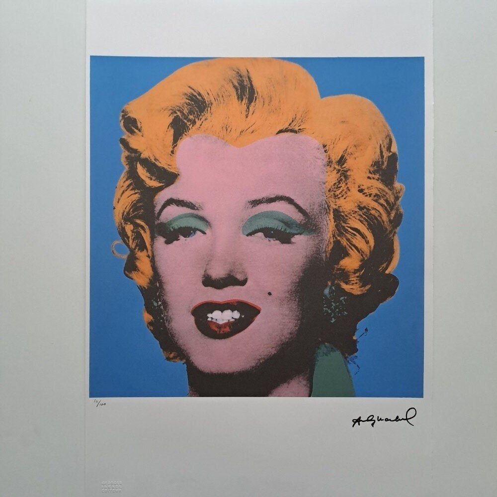 Lithographie Signée Andy Warhol – Marilyn Monroe – Certificat Leo Castelli – Édition Limitée