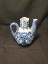 Blue and White China Teapot - $10.45