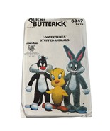 Quick Butterick 6347 Looney Tunes Stuffed Animals Sewing Pattern - $145.97 MXN