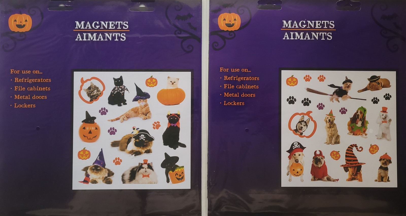 Halloween Magnets for Kids Spooky Puppies &amp; Kitties, Select: Theme - $2.99