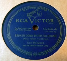 Earl Heywood 78 rpm - Broken Down Merry-Go Round / Why in Heaven&#39;s Name - £13.38 GBP