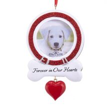 Forever In Our Hearts Dog Picture Frame Ornament W8431 New - $15.73