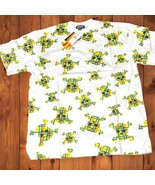 NWT Lukskul Plaid Skull Jolly Roger White Graphic T-Shirt Size 2XL Luck ... - $428.38 MXN