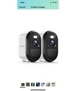 Zeeporte Smart Battery Surveillance Security Cameras 2 Pack NEW OPEN BOX - $44.54