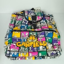 Garfield Backpack Cartoon Strip Vintage Paws RARE New With Tags Drawstring - £155.74 GBP