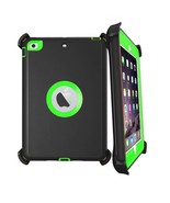Heavy Duty Case With Stand BLACK/LIGHT GREEN for iPad Pro 9.7/Air 2 - £10.99 GBP