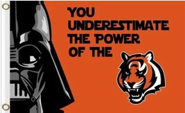 Cincinnati Bengals Flag 3X5 Ft Polyester Banner USA 90x150cm - $375.42 MXN