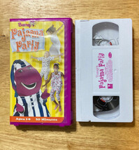 Barneys Pajama Party (VHS, 2001) Clam Shell Purple Case - $12.82