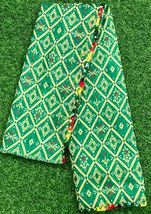Green Jaipuri print Dupatta Indian Cotton Scarf, Drape, Shawl, Veil - DP02 - £7.07 GBP