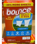 Bounce Select A Size 400-count Fabric Softener Dryer Sheets Outdoor FRES... - $454.48 MXN
