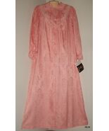 NWT Vtg Rosa Puleo Szüle LILY of FRANCE Peach Brocade Robe Nightgown Sz Med - €43,88 EUR