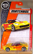 2015 Matchbox Mbx Heroic Rescue 63/125 '15 Corvette Stingray Yellow w/Chrome 5Sp - £6.87 GBP