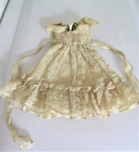 Vintage Party Dress Gown Pale Green For 14&quot; Medium Size Fashion Doll - £19.97 GBP