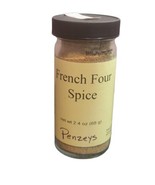 French Four Spice by Penzeys Spices 2.4 oz 1/2 Cup Jar Exp 5/2025 - $20.79