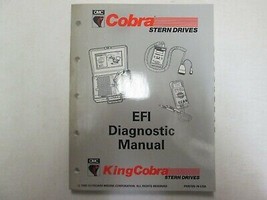 1993 King Cobra Stern Drives EFI Diagnostic Service Manual 509748 FACTORY OEM - £11.65 GBP