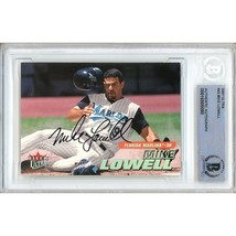 Mike Lowell Miami Marlins Auto 2001 Fleer Ultra Baseball 43 Signed BAS A... - $99.99