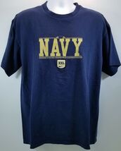 Men's Nike Navy 100% Cotton Blue Large T-Shirt - $9.89