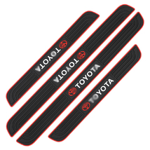 Rubber Car Door Sill Threshold Protection Guard Scuff Plate for toyota - $32.56