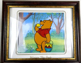 Disney Winnie The Pooh Animation Cel With Background 1990 8” x 7.75” - £156.53 GBP