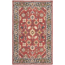 HomeRoots Home Decor 383600 5 x 8 ft. Bohemian Rug, Red &amp; Blue - £250.32 GBP