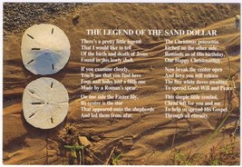 Postcard Legend Of The Sand Dollar - $1.97