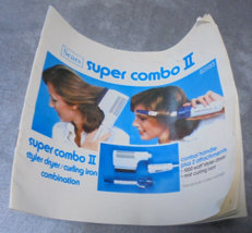 Vintage INSTRUCTION MANUAL Sears Super Combo II Styler Dryer Curling Iro... - $7.87