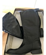 Practically-New Franco Sarto Black Knee-Hi Boots-Size 8.5 - £74.20 GBP