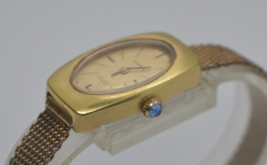 Vtg MIREXAL 17 jewels womens wind up watch Blue stone crown Serviced GUARANTEED - £54.08 GBP