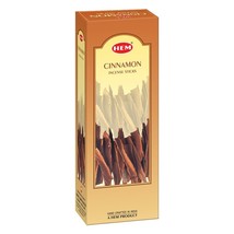 Hem Cinnamon Hand Rolled Incense Sticks Export Quality Incense Stick 6X120 Stick - £11.06 GBP