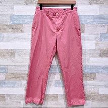 Vineyard Vines Club Pants Pink Flat Front Stretch Chino Casual Mens 32x30 - £26.22 GBP