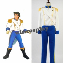 Hot The Little Mermaid Prince Eric Cosplay Costume Attire Outfit Men - $88.50