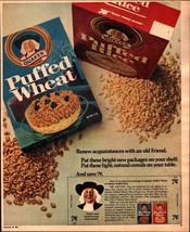 1967 The Quaker Oats Company Puffed Wheat Vintage Print Ad d5 - £19.24 GBP