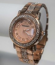 NEW Rousseau 9439 Womens Piera Mother of Pearl Rose Gold Swarovski Crystal Watch - £19.45 GBP