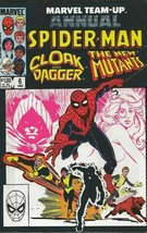 Marvel Team Up Annual #6 ORIGINAL Vintage Spider-Man Cloak Dagger New Mutants - £7.90 GBP