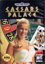 Caesars Palace - Sega Genesis, 1993 - Complete - $10.00