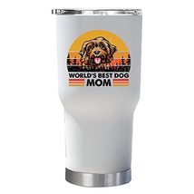 World&#39;s Best Cockapoo Dogs Mom Tumbler 30oz With Lid Gift For Pet Paw Lover, Pin - £23.64 GBP
