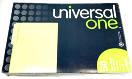 Universal One Heavyweight Legal File Folders, 1/3 Top Tab, 50 Folders (U... - $8.00
