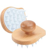 Scalp Massager Shampoo Brush, Wooden Wet and Dry Hair Scalp Care Brush NEW - $16.11 CAD