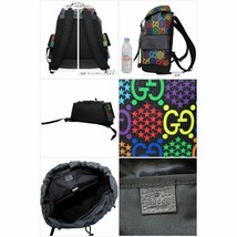 Gucci GG Psychedelic Backpack Bag black Supreme 598140 - $2,928.58