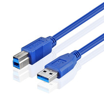 USB 3.0 Type A to B Male M/M Printer Cable 10FT High Speed Extension Cor... - £22.37 GBP