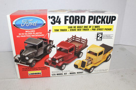 Lindberg #72157 1934 Ford Pickup Truck 3 in 1 Kit 1:25 Model Kit  New JB - $21.77