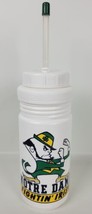 Vintage Notre Dame Fightin Irish Insulated Drink Cup Water Bottle Countryside - £12.05 GBP