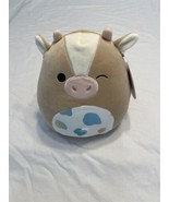 NWT 8” Griella the Cow Squishmallow Easter Edition 2023 Plush Tan Colorf... - £15.12 GBP