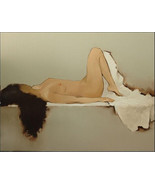 Nude resting, 24” X 33” original oil painting by Binh - $410.23 CAD