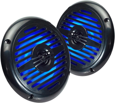 WR5B-LED | 5.25 In. Water-Resistant 2-Way Speakers W/Blue LED | Sold - $74.24