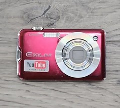 Casio EXILIM EX-S10 10.1MP Digital Camera Red w/ Battery - Untested / Pa... - $19.34
