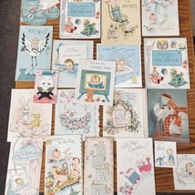 Lot of 20 Used 1950&#39;s Vintage Baby Boy Greeting Cards Scrapbook Find for... - £14.60 GBP