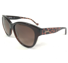 Liu Jo Sunglasses LJ683S 210 Brown Round Frames with brown Lenses 55-17-140 - £22.01 GBP