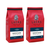 Lacas Coffee Company Winter Blend Medium Roast 2 pack 12oz - £27.29 GBP