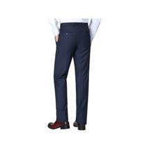 Men Renoir Flat Front Suit Separate Pants Slim Fit Soft Feel Slacks 201-19 Navy image 9